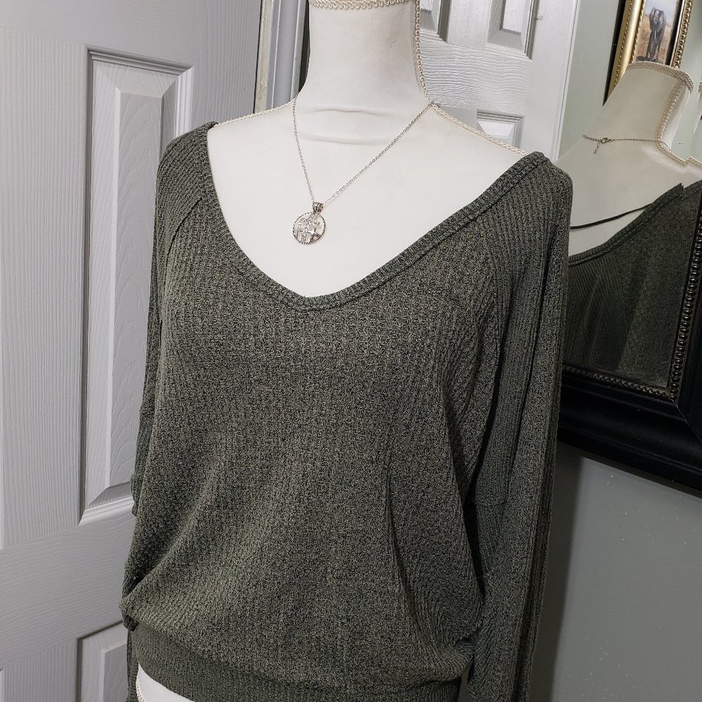 We The Free thermal green long sleeve.